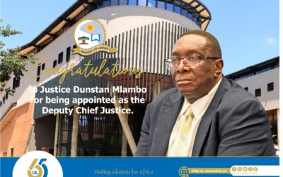From Turfloop to the Constitutional Court – newly appointed Deputy Chief Justice Dustan Mlambo is UL law alumnus