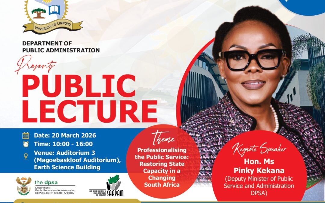 Department of Public Administration Public Lecture