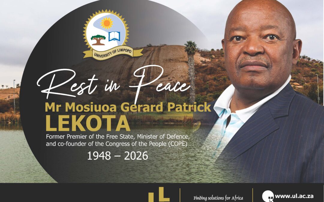 University of Limpopo mourns the passing of its former student Mosiuoa &ldquo;Terror&rdquo; Lekota