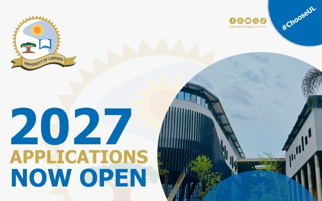 Study with us: University of Limpopo 2027 Applications Now Open