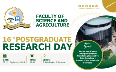 University of Limpopo 16th Postgraduate Research Day